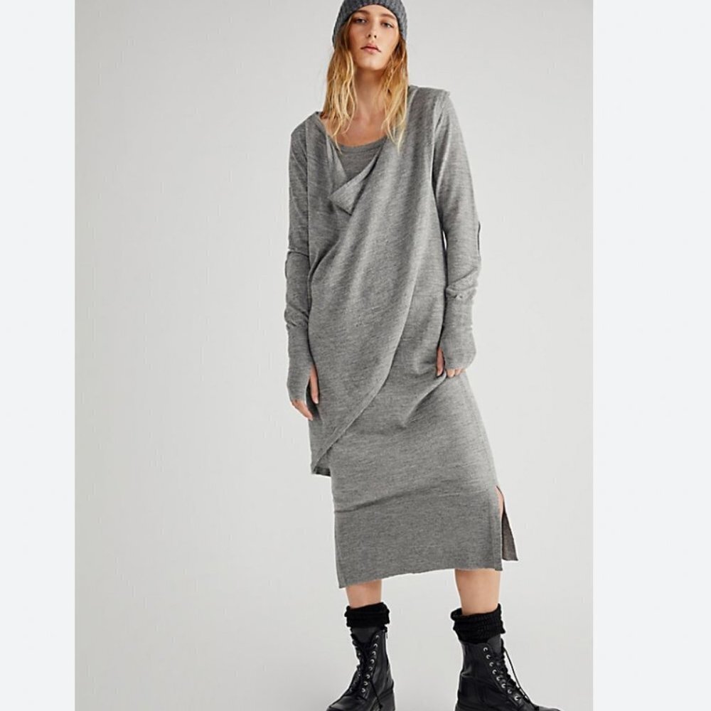 Nicholas K X Free People Lark Sweater Dress Alpaca Size Medium NWT